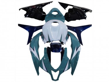 2009-2012 Honda CBR600RR Motorcycle Fairing Kits - White Blue Glossy Black Canada