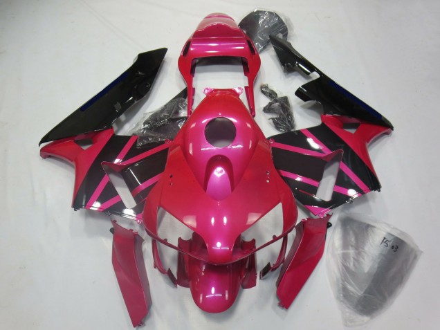 2003-2004 Honda CBR600RR Motorcycle Fairings - Pink Glossy Black Canada