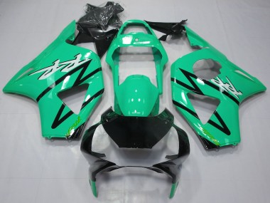 2002-2003 Honda CBR954RR Motorcycle Fairings - Teal Blue Glossy Black Canada