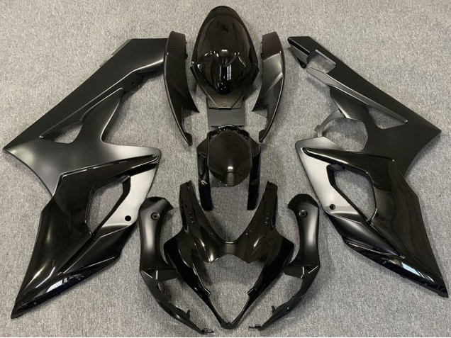 2005-2006 Suzuki GSXR 1000 Motorcycle Fairings - Glossy Black Matte Black Canada