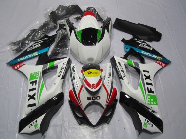 2007-2008 Suzuki GSXR 1000 Motorcycle Fairings - White Blue Green Yellow Red Fixi 500 Canada