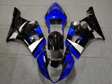 2003-2004 Suzuki GSXR 1000 Motorcycle Fairings - Blue White Glossy Black Canada