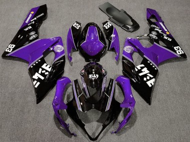 2005-2006 Suzuki GSXR 1000 Motorcycle Fairings - Purple Glossy Black White Canada