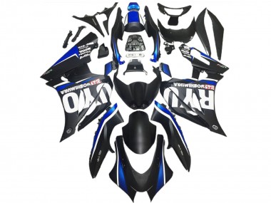 2017-2025 Suzuki GSXR 1000 Motorcycle Fairings - Matte Black Blue Canada