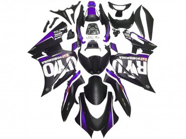 2017-2025 Suzuki GSXR 1000 Motorcycle Fairings - Matte Black Purple Canada