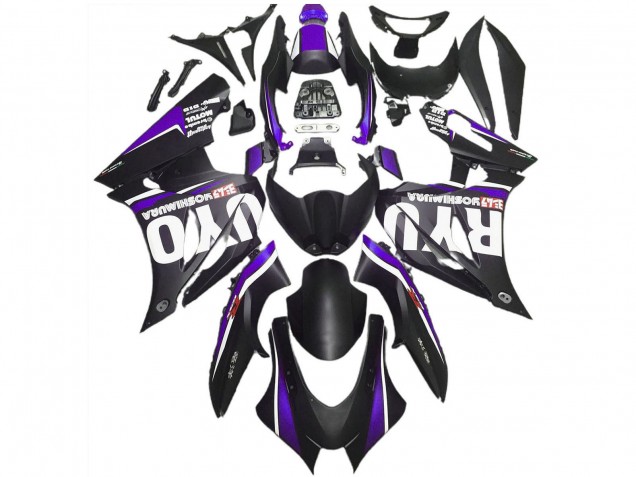 2017-2025 Suzuki GSXR 1000 Motorcycle Fairings - Matte Black Purple Canada