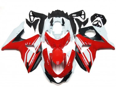 2009-2016 Suzuki GSXR 1000 Motorcycle Fairings - White Red Black Canada