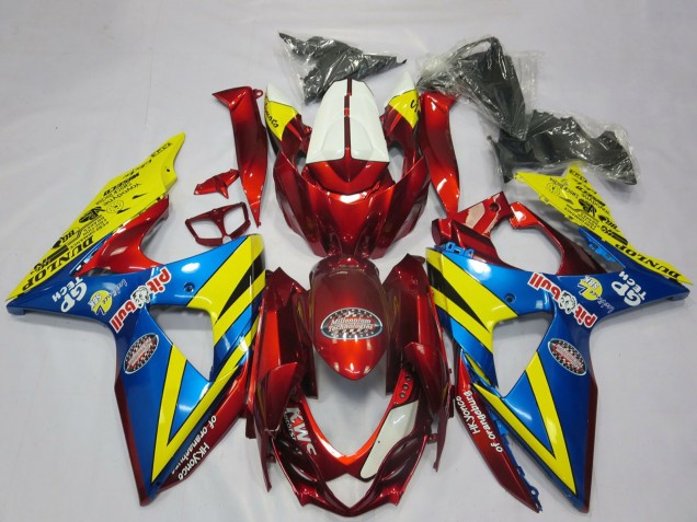 2009-2016 Suzuki GSXR 1000 Motorcycle Fairings - Yellow Red Blue Canada