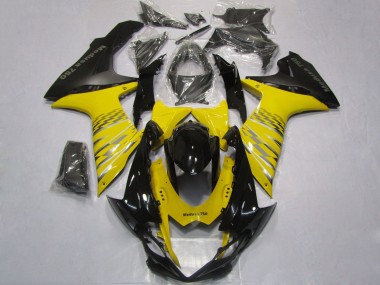 2011-2024 Suzuki GSXR 600 / GSXR 750 Motorcycle Fairings - Yellow Grey Black Canada