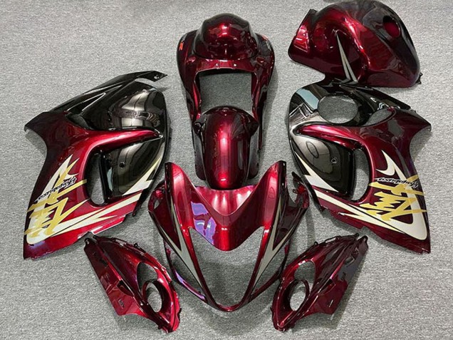 2008-2020 Suzuki GSXR 1300 Motorcycle Fairings - Deep Red Gold Canada