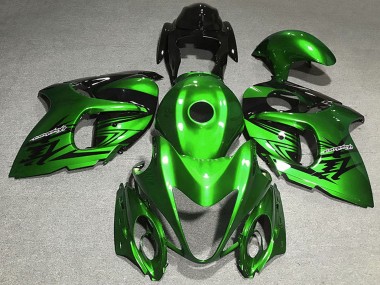 2008-2020 Suzuki GSXR 1300 Motorcycle Fairing - Glossy Green Black Canada