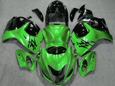 2008-2020 Suzuki GSXR 1300 Motorcycle Fairings - Glossy Green and Black Canada