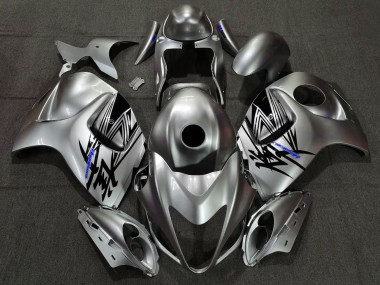 2008-2020 Suzuki GSXR 1300 Motorcycle Fairings - Liquid Silver Blue Canada
