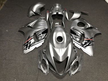 2008-2020 Suzuki GSXR 1300 Motorcycle Fairings - Liquid Silver Red Canada