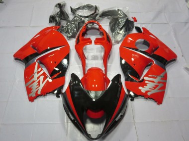 1996-2007 Suzuki GSXR 1300 Motorcycle Fairings - Red Black Silver Decal Canada