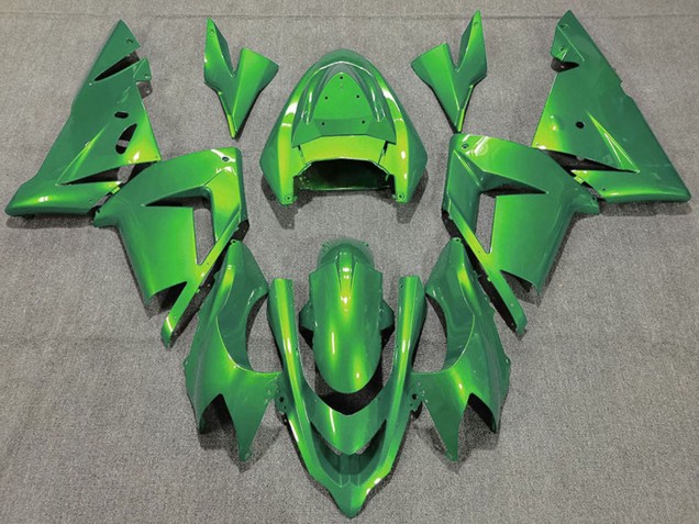 2004-2005 Kawasaki ZX10R Motorcycle Fairings - Glossy Green Canada