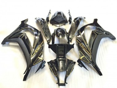 2011-2015 Kawasaki ZX10R Motorcycle Fairings - Silver Glossy Black Matte Black Gold Canada