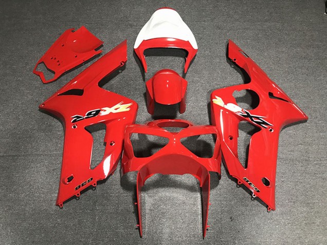 2003-2004 Kawasaki ZX6R Motorcycle Fairings - Red 636 Canada