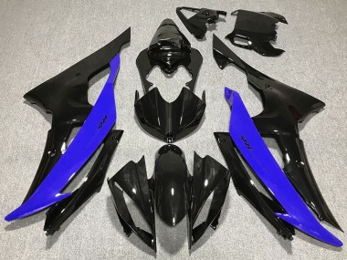2008-2016 Yamaha R6 Motorcycle Fairings - Blue Glossy Black Canada