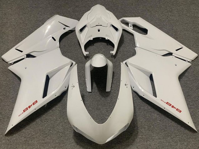 2007-2014 Ducati 848 Motorcycle Fairing - Pearl White Canada
