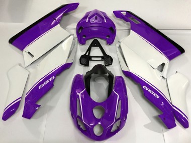 2003-2004 Ducati 999 Motorcycle Fairings - White Purple Black Canada