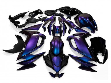 2020-2026 Kawasaki Ninja 650 EX650 Motorcycle Fairings - Chameleon Blue Purple Canada