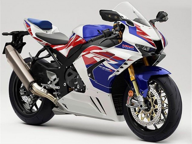 2020-2023 Honda CBR1000RR-R Motorcycle Fairings - White Red Blue Canada