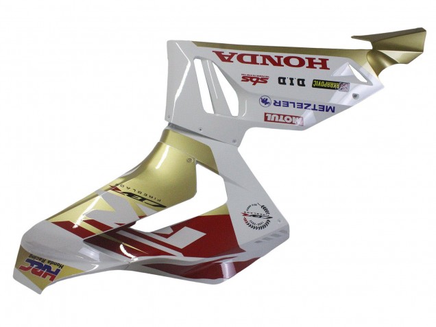 2020-2023 Honda CBR1000RR-R Motorcycle Fairings - White Red Gold Motul HRC Canada