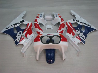 1987-1989 Honda CBR400RR NC23 Motorcycle Fairings - White Red Blue Canada