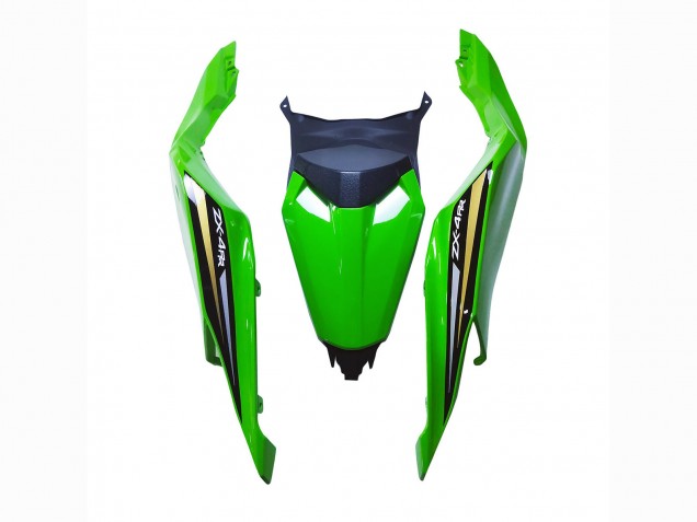 2019-2025 Kawasaki ZX25R ZX-25R Motorcycle Fairings - Green Black Red Honeycomb Canada