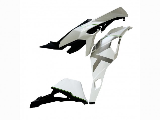 2019-2025 Kawasaki ZX25R ZX-25R Motorcycle Fairings - White Silver Green Black Trick Star Canada