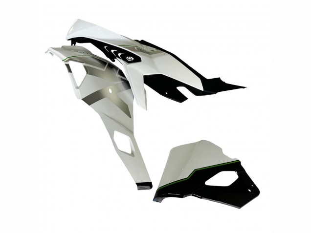2019-2025 Kawasaki ZX25R ZX-25R Motorcycle Fairings - White Silver Green Black Trick Star Canada