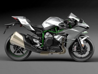 2015-2022 Kawasaki Ninja H2 Motorcycle Fairings - Silver Canada