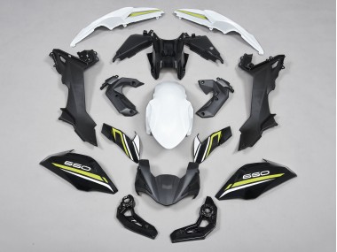 2017-2019 Kawasaki Ninja Z650 Motorcycle Fairings - Black White Yellow Canada
