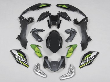 2017-2019 Kawasaki Ninja Z650 Motorcycle Fairings - Black Green Silver Canada