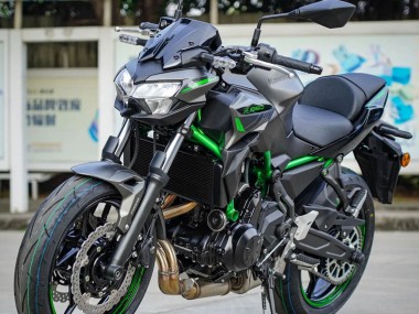 2020-2025 Kawasaki Ninja Z650 Motorcycle Fairings - Black Green Canada