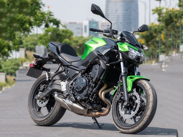 2020-2025 Kawasaki Ninja Z650 Motorcycle Fairings - Green Black Canada
