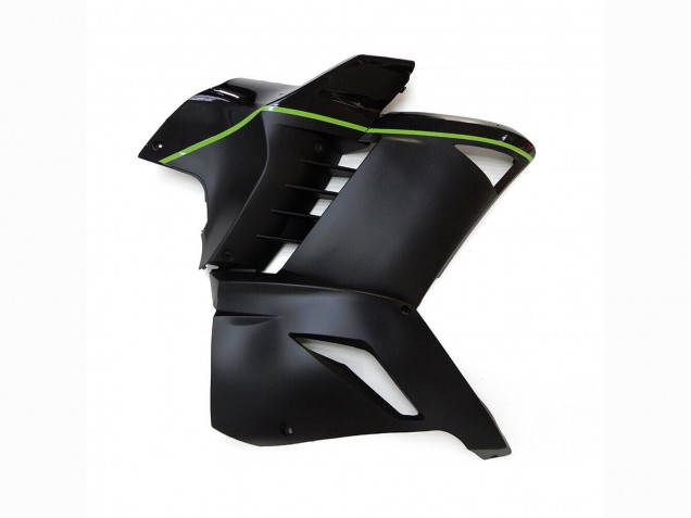 2007-2009 Kawasaki GTR1400/ZG1400 Motorcycle Fairings - Matte Black Green Lines Canada