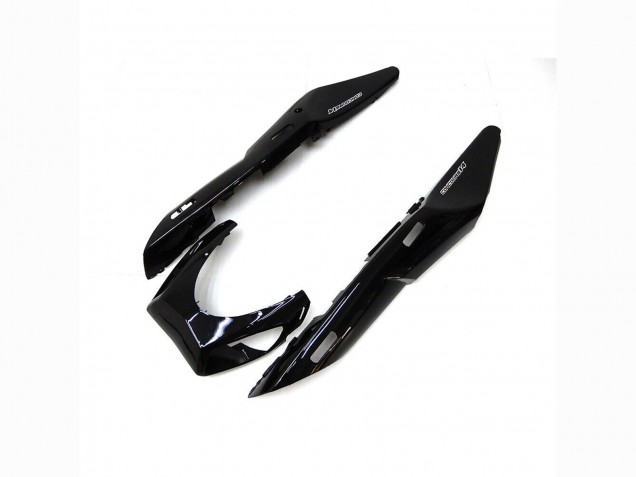 2007-2009 Kawasaki GTR1400/ZG1400 Motorcycle Fairings - Matte Black Green Lines Canada