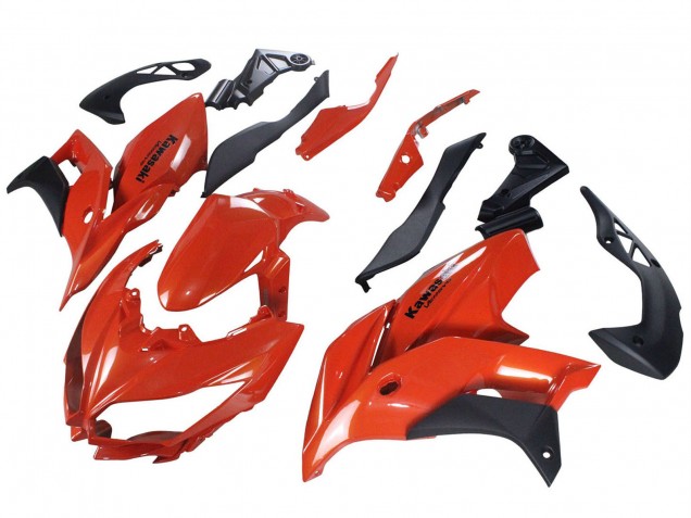 2015-2021 Kawasaki Versys 650 Motorcycle Fairings - Red Matte Black Canada