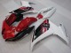 2009-2015 Yamaha FZ6R Motorcycle Fairings - Red White Black 6 Canada
