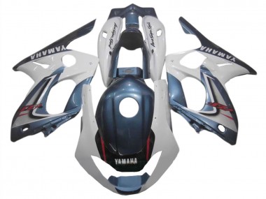 1996-2007 Yamaha YZF600R Thundercat Motorcycle Fairings - Dark Blue White Canada