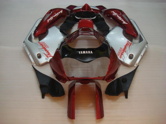 1997-2007 Yamaha YZF 1000R Thunderace Motorcycle Fairing - Red Silver Thunderace Canada