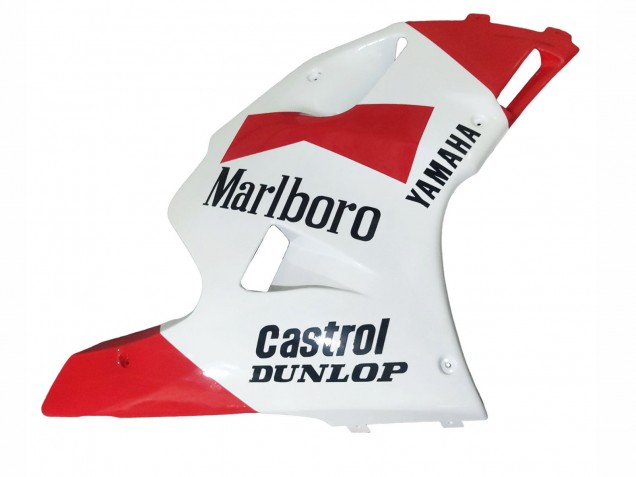 1991-1994 Yamaha TZR250 3XV Motorcycle Fairings - White Red Marlboro Castrol Dunlop Canada