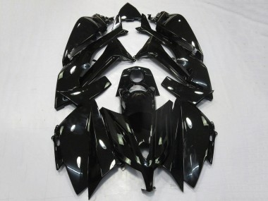 2012-2014 Yamaha TMAX530 Motorcycle Fairings - Glossy Black Canada