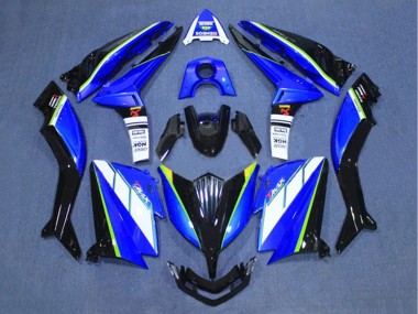 2015-2016 Yamaha TMAX530 Motorcycle Fairings - White Blue Black Canada