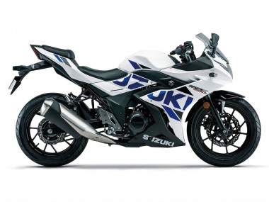 2017-2020 Suzuki GSX250R Motorcycle Fairings - White Blue Black Canada