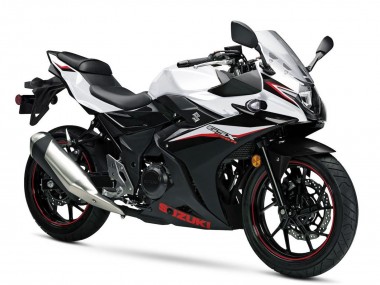 2017-2020 Suzuki GSX250R Motorcycle Fairing - White Black Canada