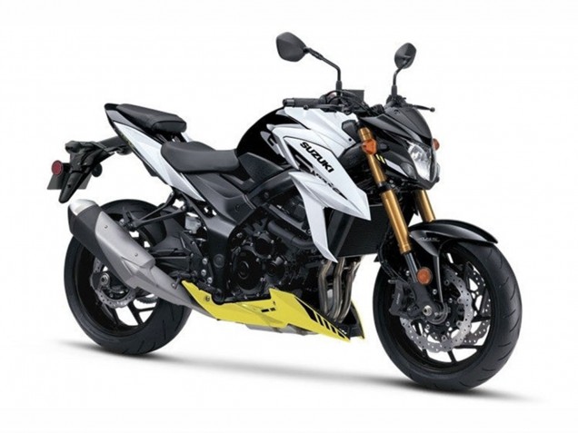 2017-2022 Suzuki GSX-S 750 Motorcycle Fairings - White Yellow Canada