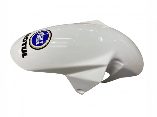 2003-2013 Suzuki SV650 Motorcycle Fairings - White Blue Lucky Strike Motul Canada